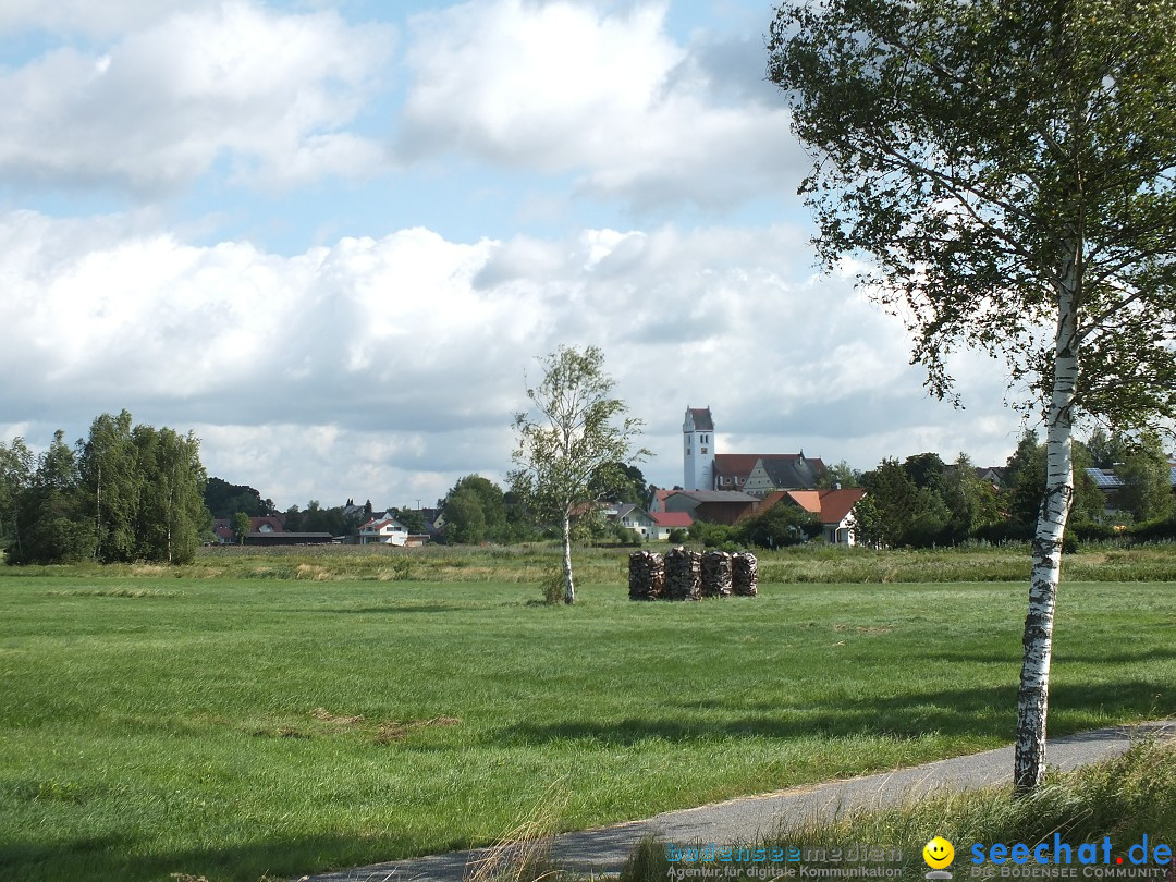 Flohmarkt und Fest: Oggelshausen in Oberschwaben, 24.07.2015