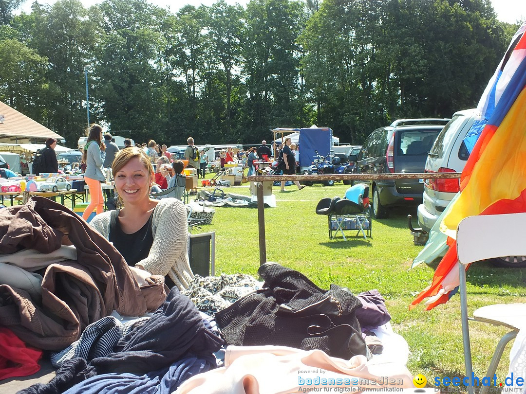 Flohmarkt und Fest: Oggelshausen in Oberschwaben, 24.07.2015