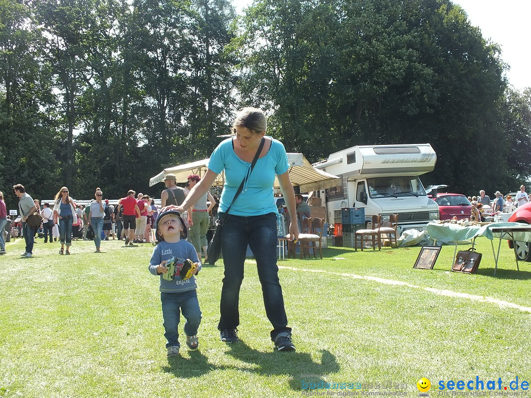 Flohmarkt und Fest: Oggelshausen in Oberschwaben, 24.07.2015