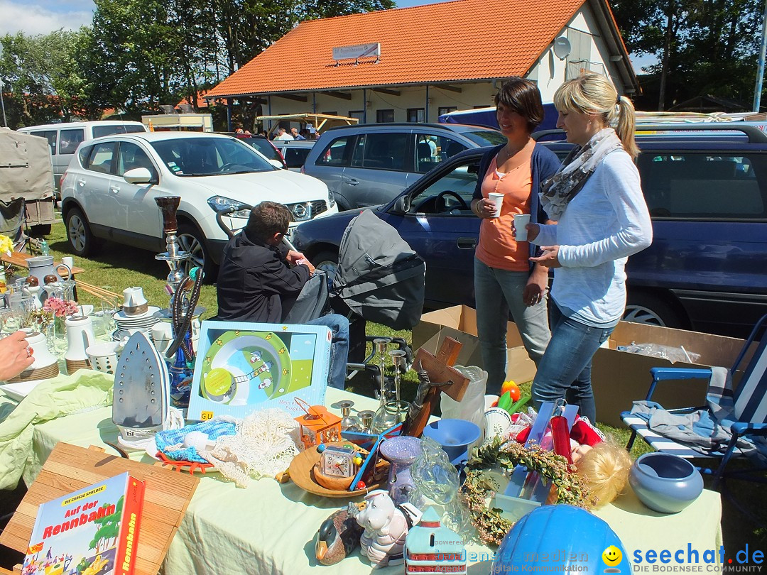 Flohmarkt und Fest: Oggelshausen in Oberschwaben, 24.07.2015