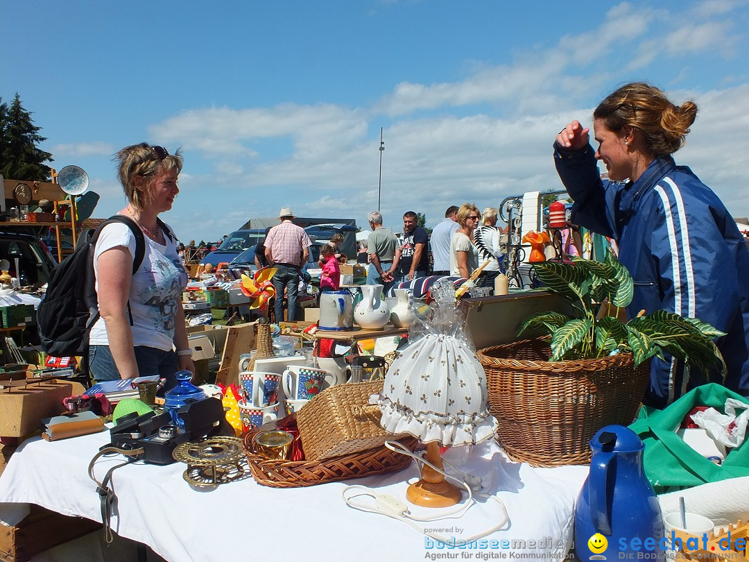 Flohmarkt und Fest: Oggelshausen in Oberschwaben, 24.07.2015