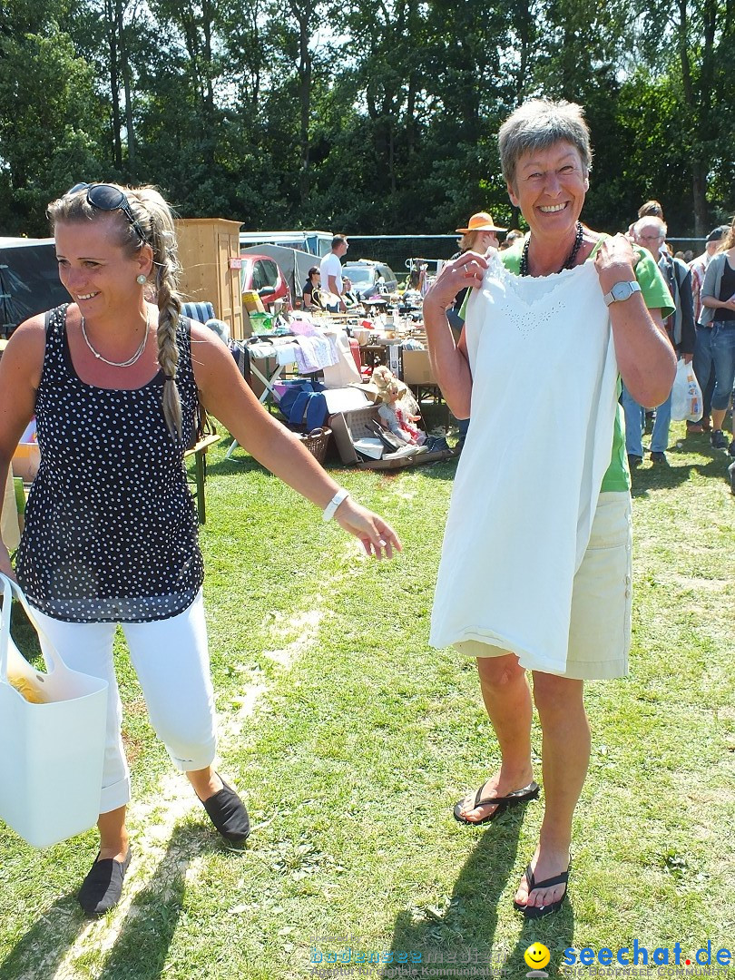 Flohmarkt und Fest: Oggelshausen in Oberschwaben, 24.07.2015