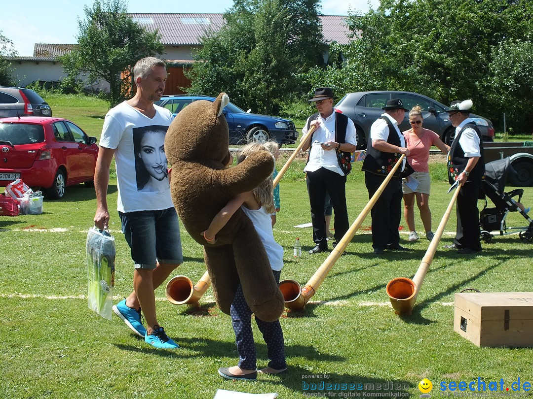 Flohmarkt und Fest: Oggelshausen in Oberschwaben, 24.07.2015