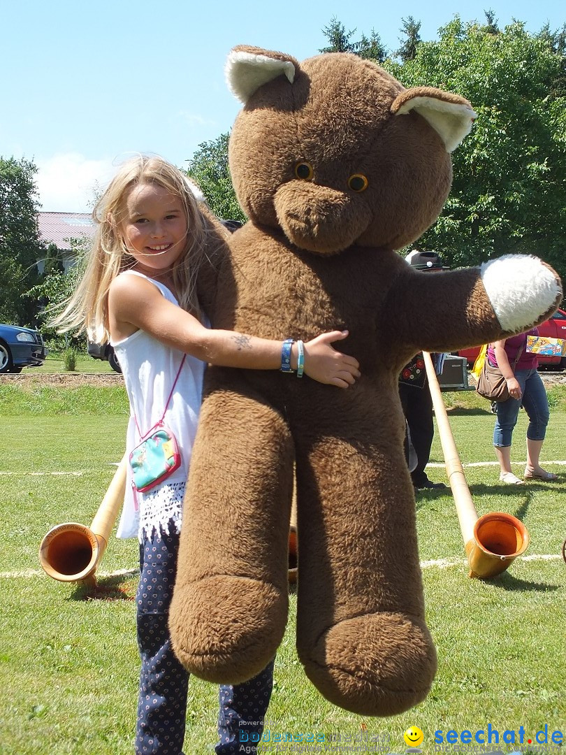 Flohmarkt und Fest: Oggelshausen in Oberschwaben, 24.07.2015