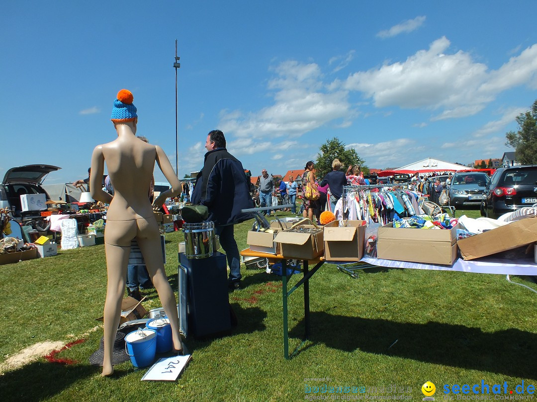 Flohmarkt und Fest: Oggelshausen in Oberschwaben, 24.07.2015