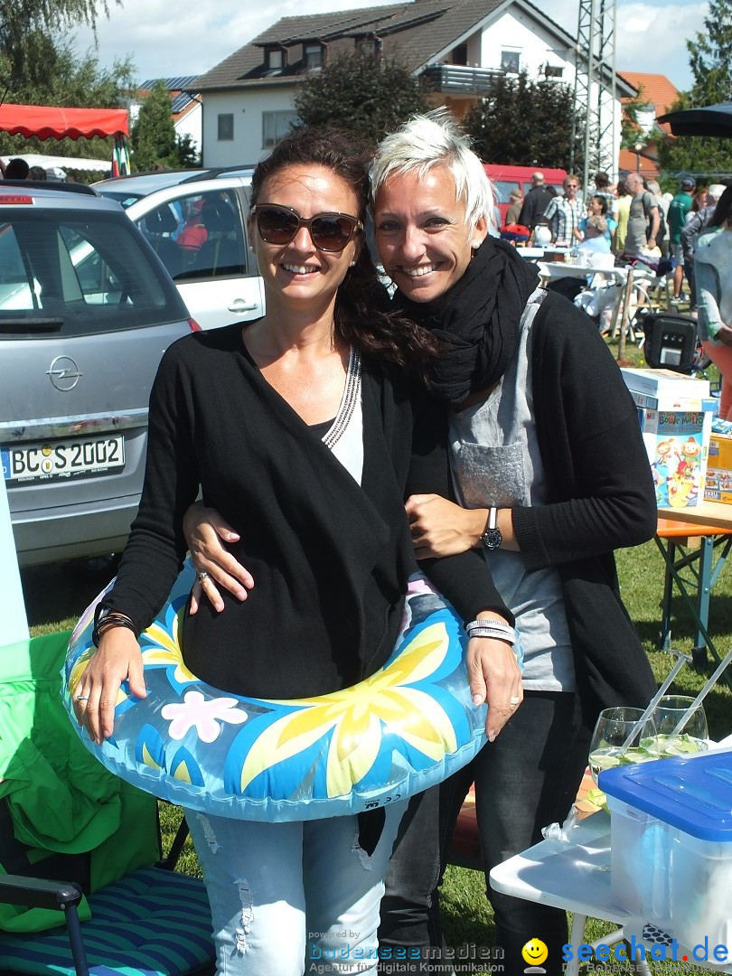 Flohmarkt und Fest: Oggelshausen in Oberschwaben, 24.07.2015