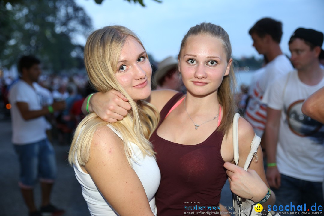 SEENACHTFEST mit Feuerwerk: Konstanz am Bodensee, 08.08.2015