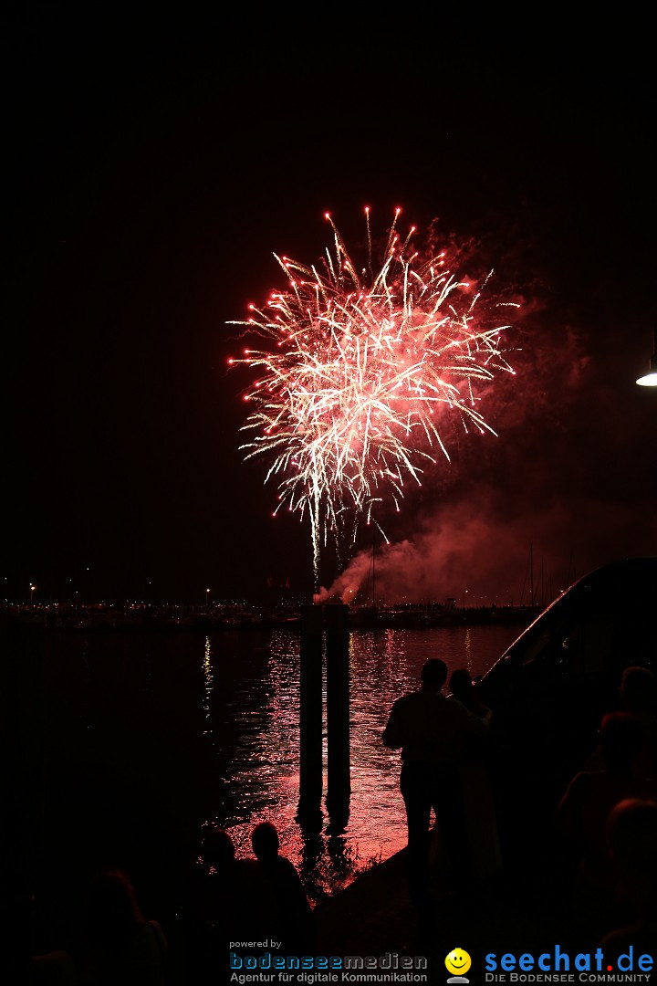 SEENACHTFEST mit Feuerwerk: Konstanz am Bodensee, 08.08.2015