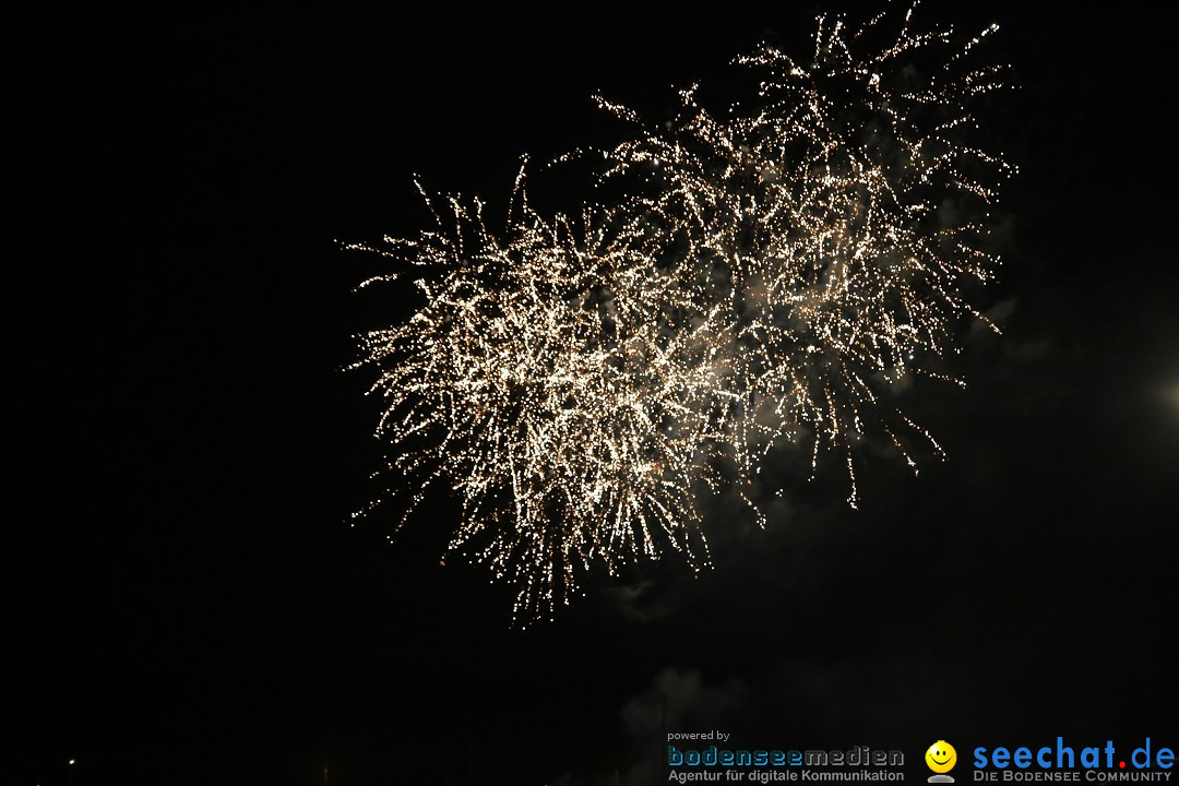 SEENACHTFEST mit Feuerwerk: Konstanz am Bodensee, 08.08.2015