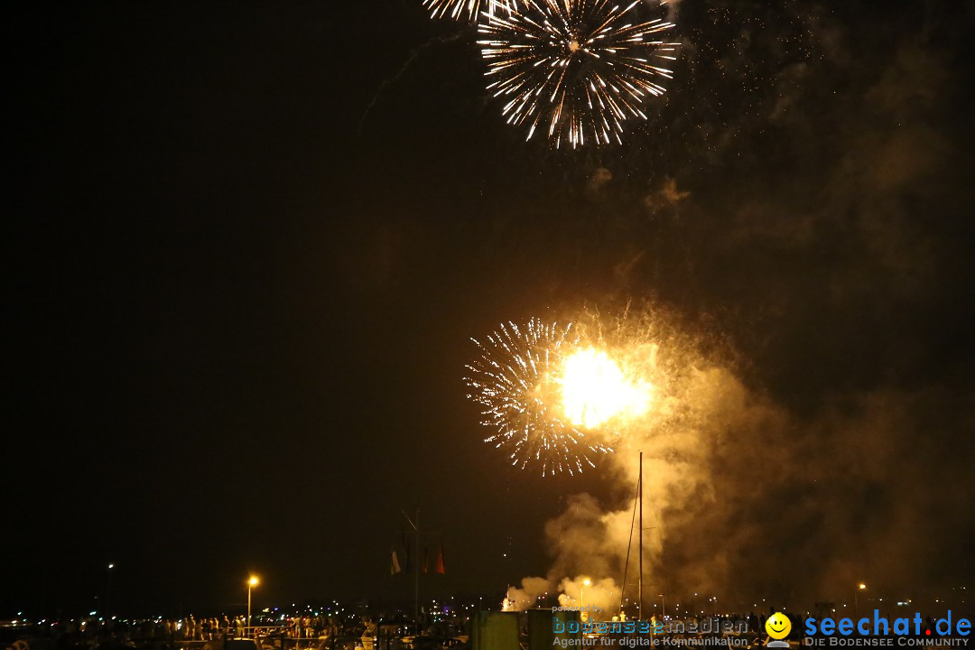 SEENACHTFEST mit Feuerwerk: Konstanz am Bodensee, 08.08.2015