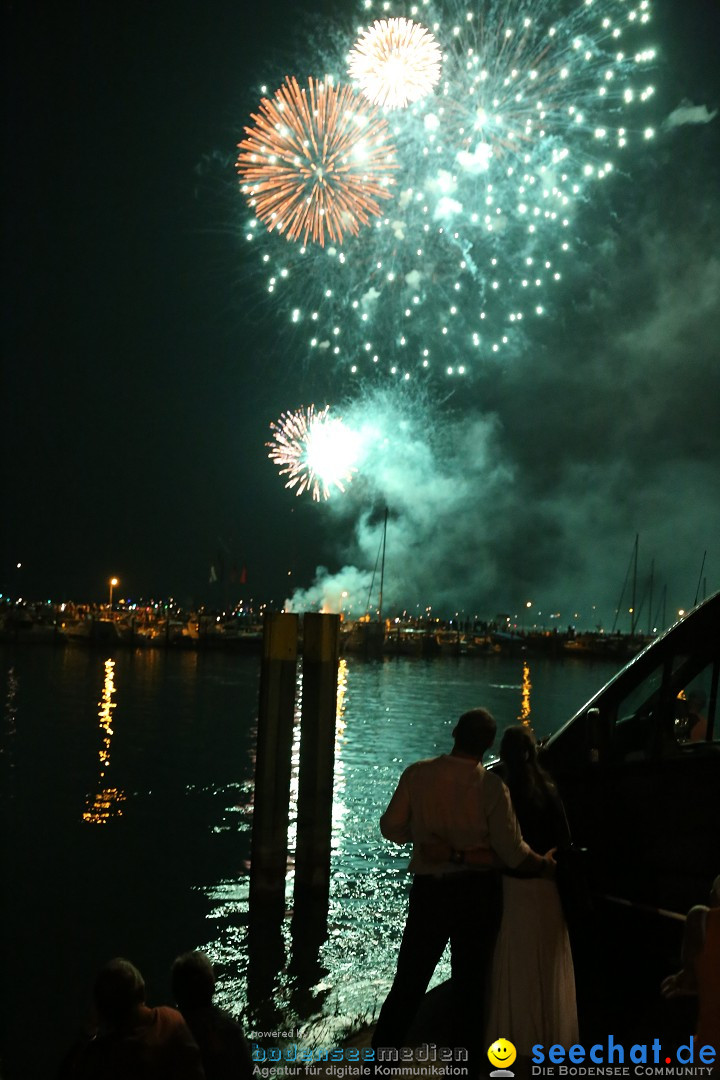 SEENACHTFEST mit Feuerwerk: Konstanz am Bodensee, 08.08.2015