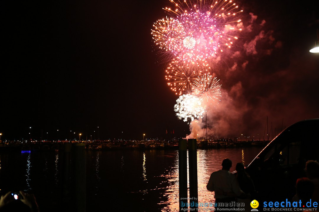 SEENACHTFEST mit Feuerwerk: Konstanz am Bodensee, 08.08.2015