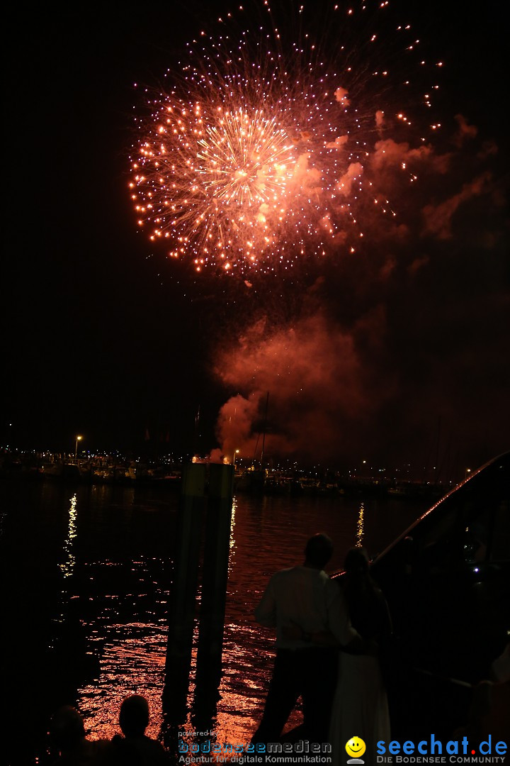 SEENACHTFEST mit Feuerwerk: Konstanz am Bodensee, 08.08.2015