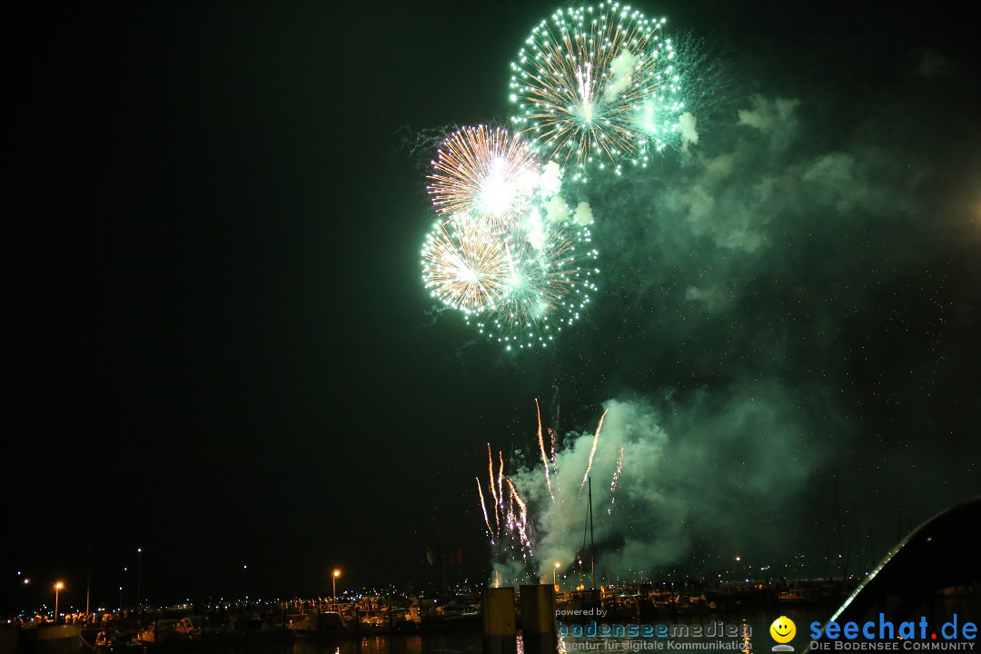 SEENACHTFEST mit Feuerwerk: Konstanz am Bodensee, 08.08.2015