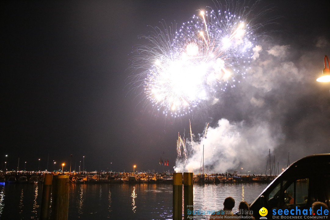 SEENACHTFEST mit Feuerwerk: Konstanz am Bodensee, 08.08.2015