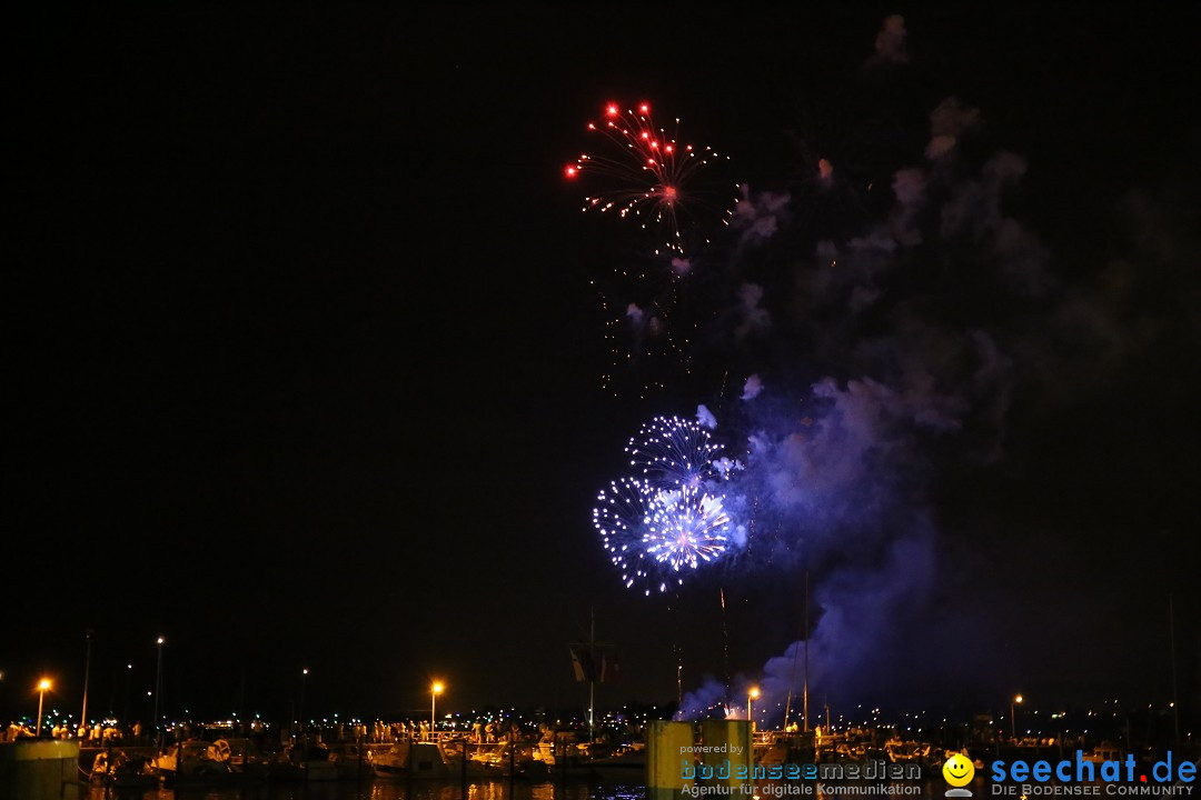 SEENACHTFEST mit Feuerwerk: Konstanz am Bodensee, 08.08.2015