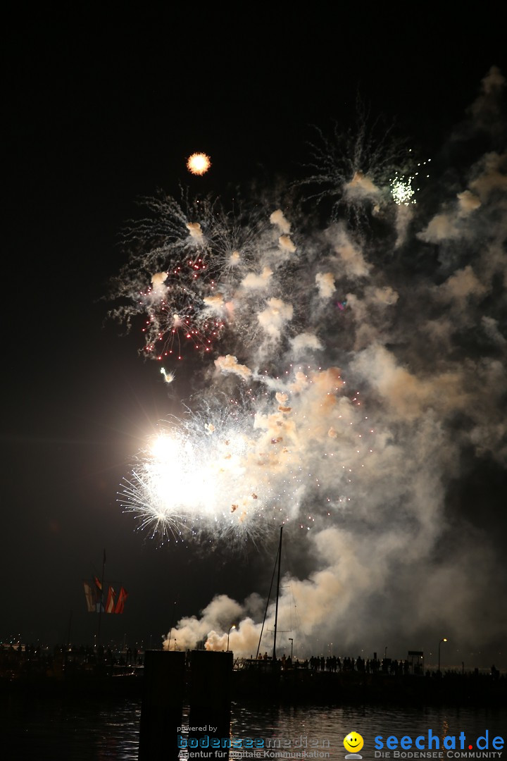 SEENACHTFEST mit Feuerwerk: Konstanz am Bodensee, 08.08.2015