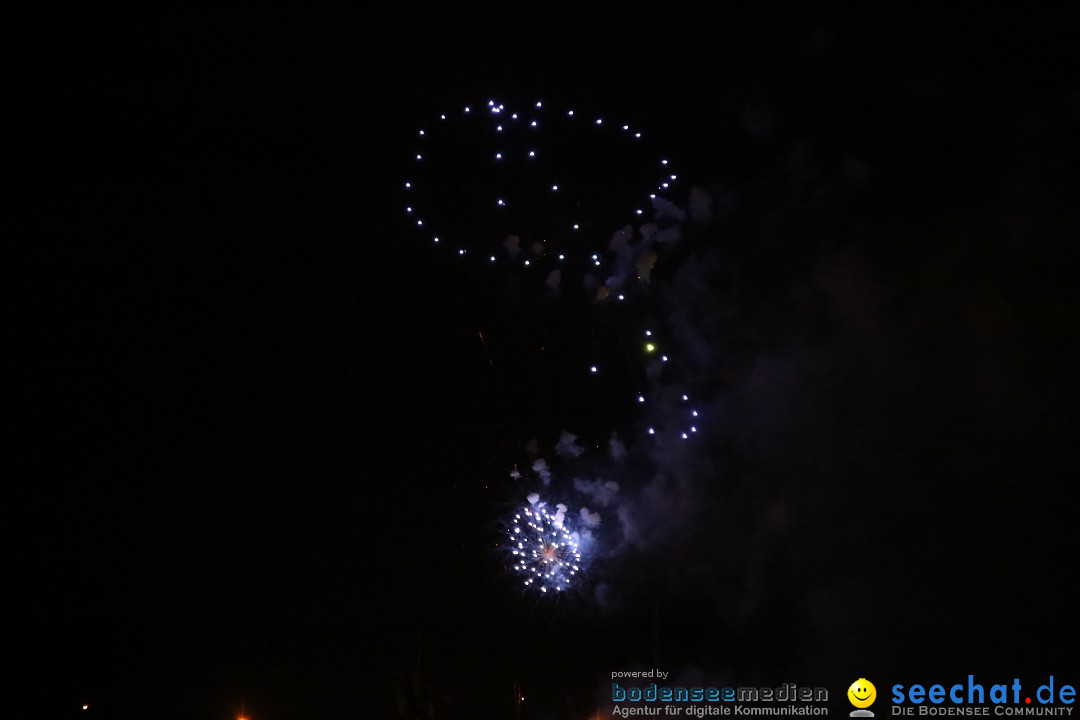 SEENACHTFEST mit Feuerwerk: Konstanz am Bodensee, 08.08.2015