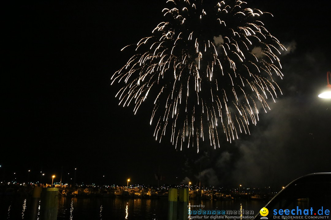 SEENACHTFEST mit Feuerwerk: Konstanz am Bodensee, 08.08.2015