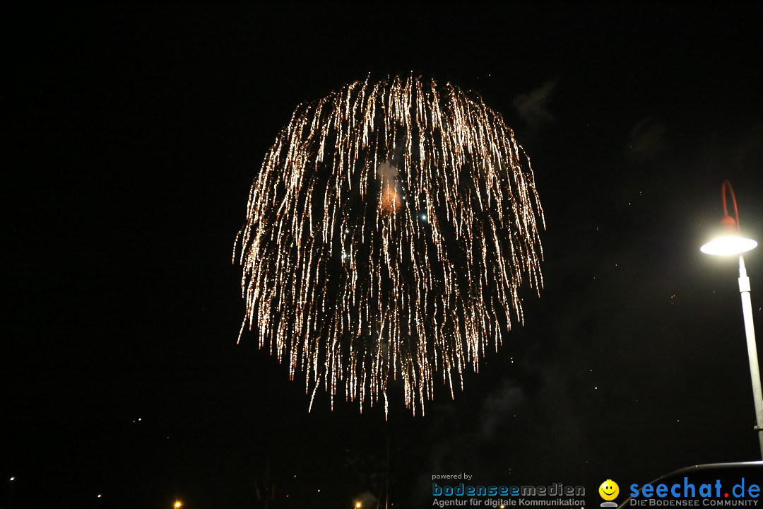 SEENACHTFEST mit Feuerwerk: Konstanz am Bodensee, 08.08.2015