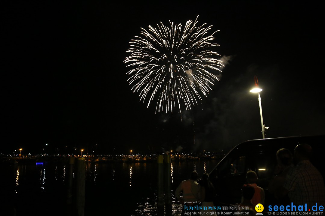 SEENACHTFEST mit Feuerwerk: Konstanz am Bodensee, 08.08.2015