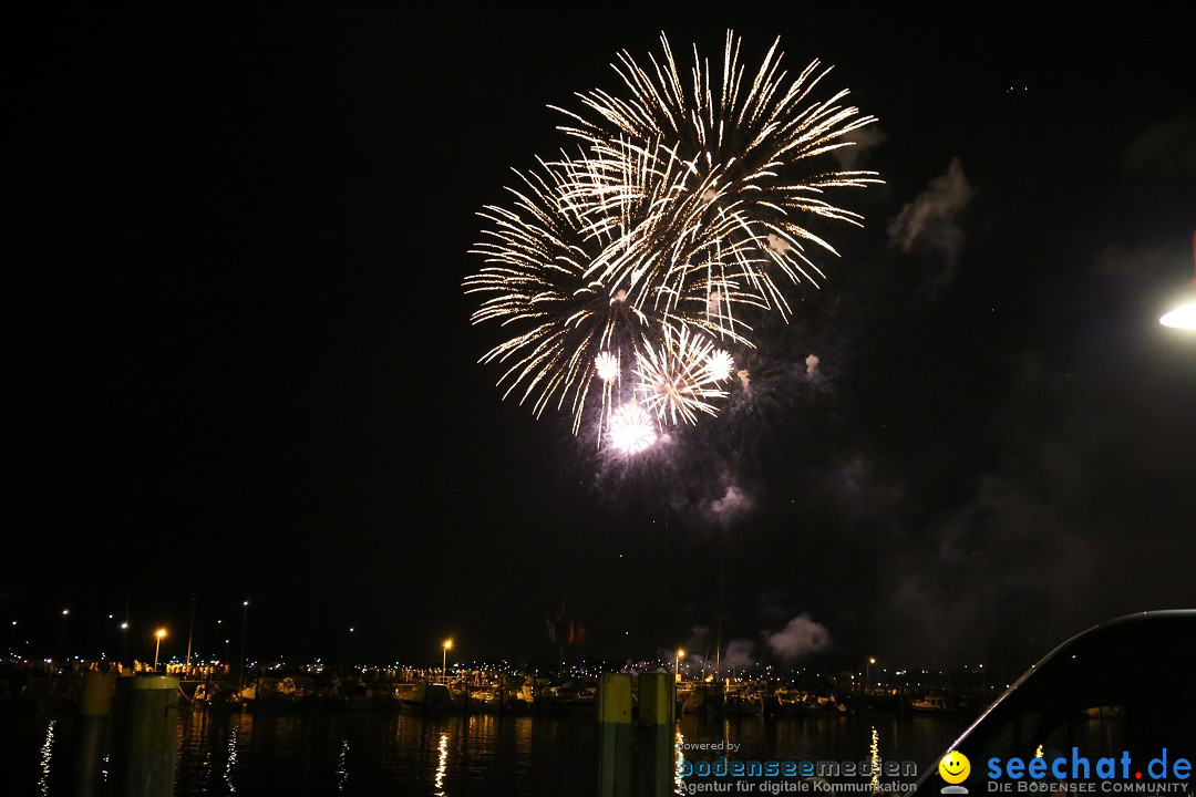 SEENACHTFEST mit Feuerwerk: Konstanz am Bodensee, 08.08.2015