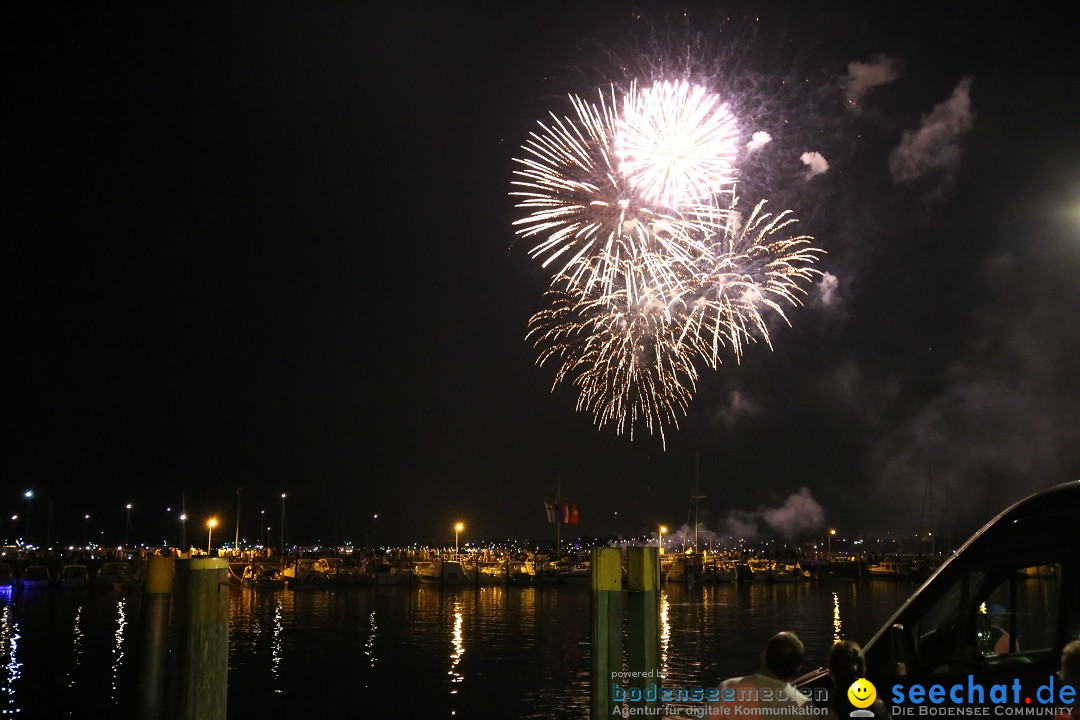 SEENACHTFEST mit Feuerwerk: Konstanz am Bodensee, 08.08.2015