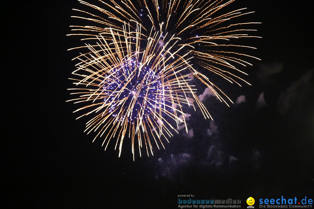 SEENACHTFEST mit Feuerwerk: Konstanz am Bodensee, 08.08.2015