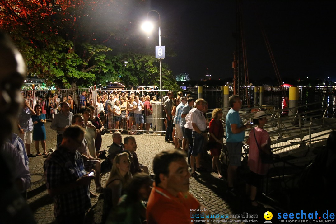 SEENACHTFEST mit Feuerwerk: Konstanz am Bodensee, 08.08.2015