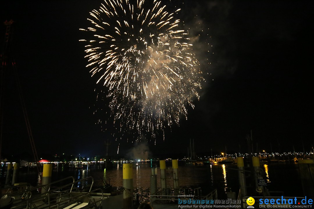 SEENACHTFEST mit Feuerwerk: Konstanz am Bodensee, 08.08.2015