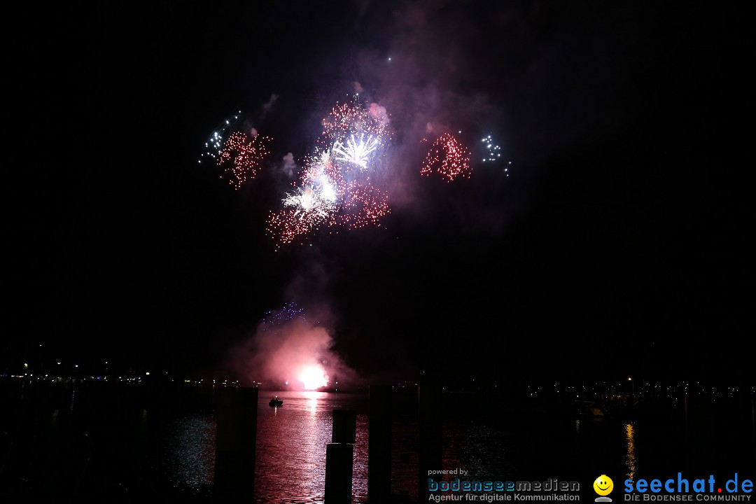 SEENACHTFEST mit Feuerwerk: Konstanz am Bodensee, 08.08.2015