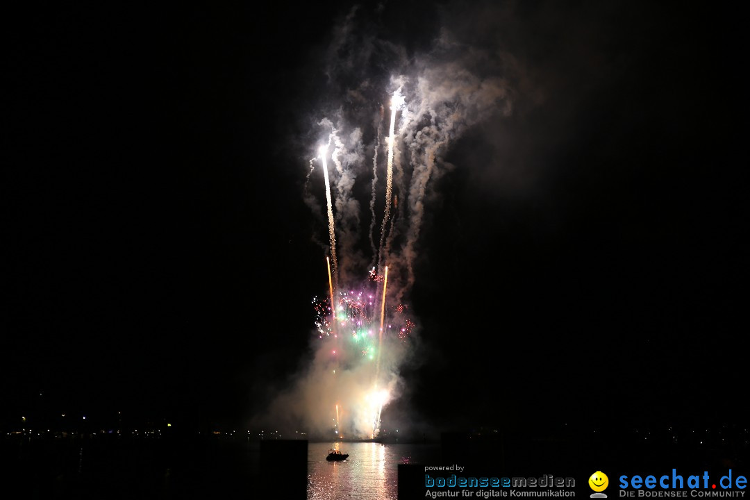 SEENACHTFEST mit Feuerwerk: Konstanz am Bodensee, 08.08.2015