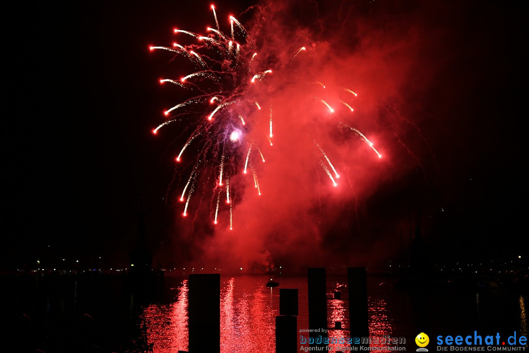 SEENACHTFEST mit Feuerwerk: Konstanz am Bodensee, 08.08.2015