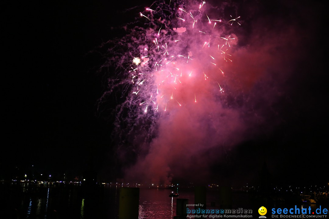 SEENACHTFEST mit Feuerwerk: Konstanz am Bodensee, 08.08.2015