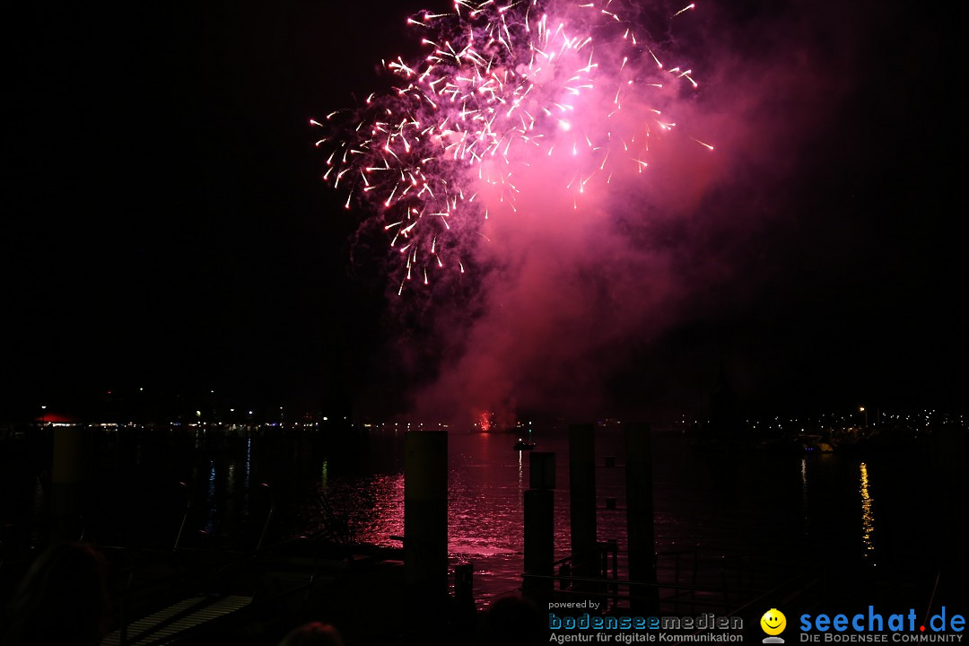 SEENACHTFEST mit Feuerwerk: Konstanz am Bodensee, 08.08.2015