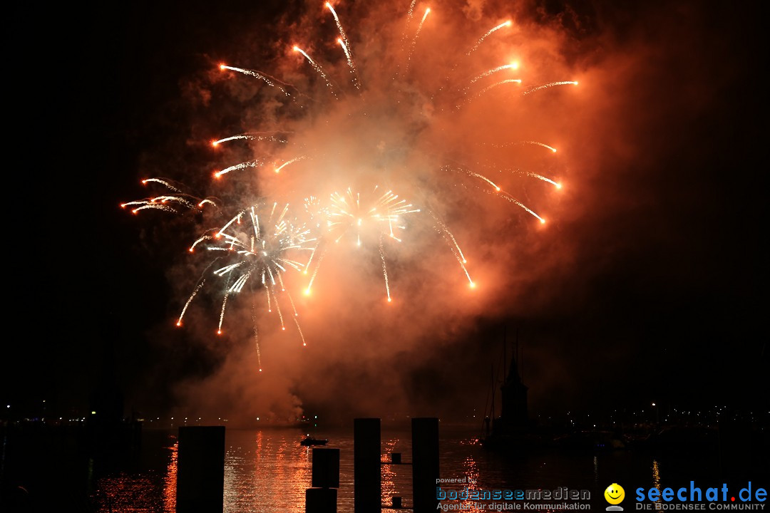 SEENACHTFEST mit Feuerwerk: Konstanz am Bodensee, 08.08.2015