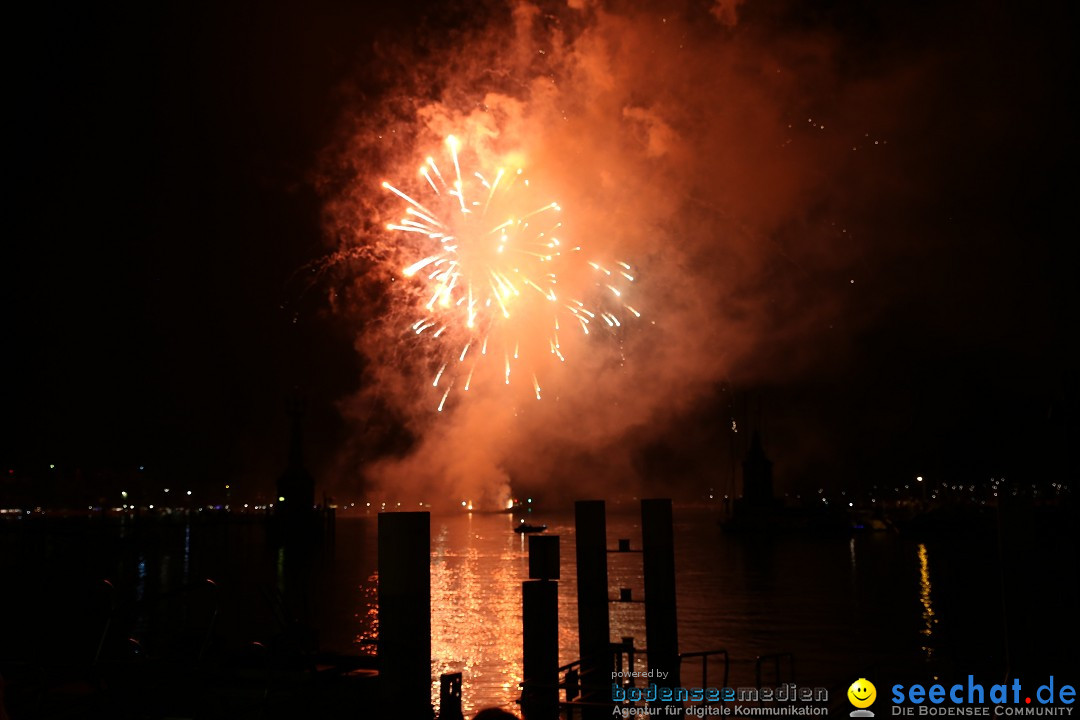 SEENACHTFEST mit Feuerwerk: Konstanz am Bodensee, 08.08.2015