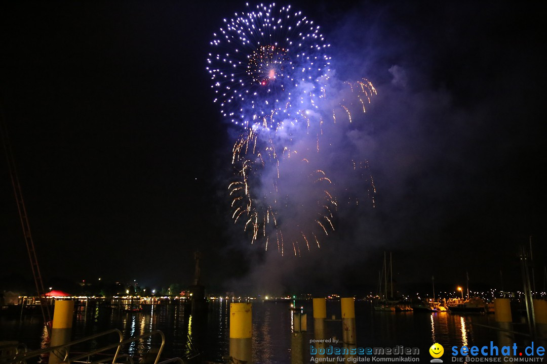 SEENACHTFEST mit Feuerwerk: Konstanz am Bodensee, 08.08.2015