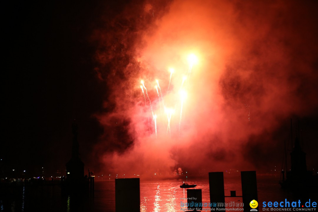 SEENACHTFEST mit Feuerwerk: Konstanz am Bodensee, 08.08.2015