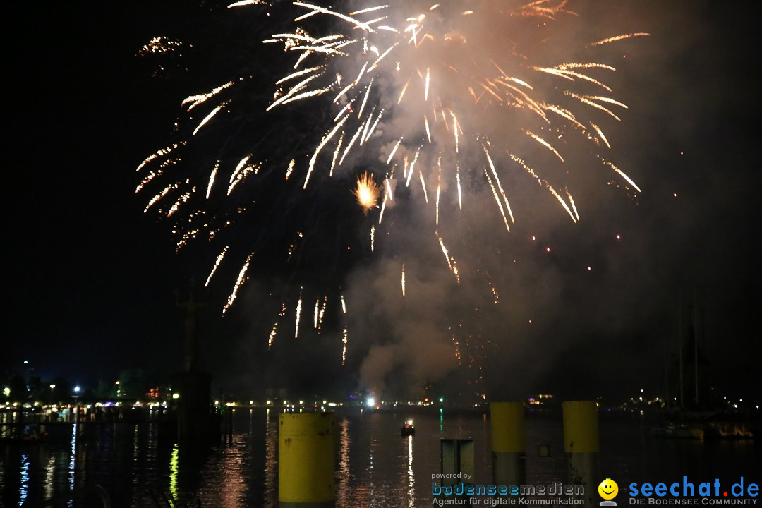 SEENACHTFEST mit Feuerwerk: Konstanz am Bodensee, 08.08.2015