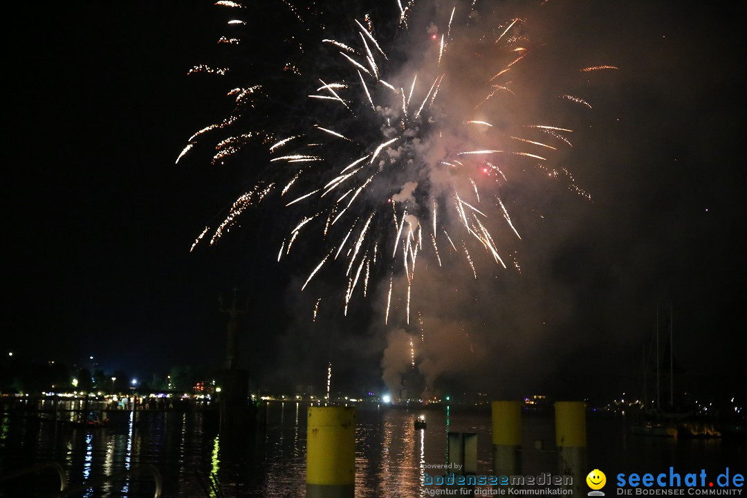 SEENACHTFEST mit Feuerwerk: Konstanz am Bodensee, 08.08.2015