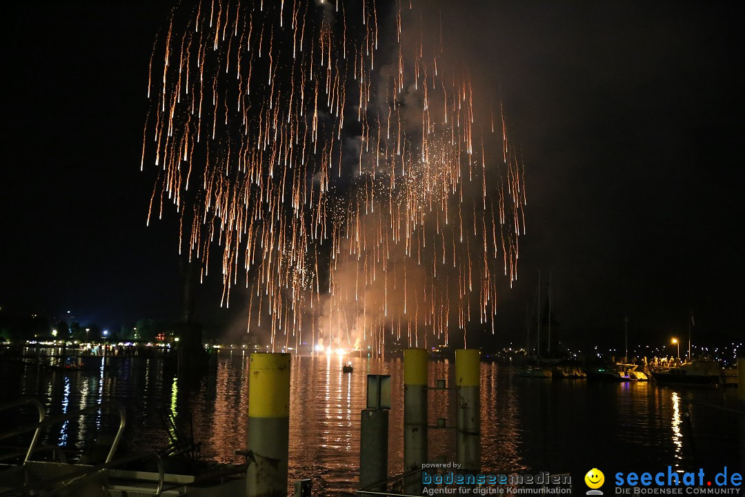 SEENACHTFEST mit Feuerwerk: Konstanz am Bodensee, 08.08.2015