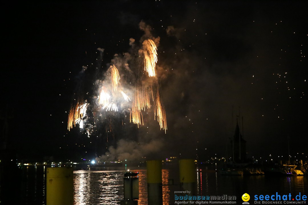 SEENACHTFEST mit Feuerwerk: Konstanz am Bodensee, 08.08.2015