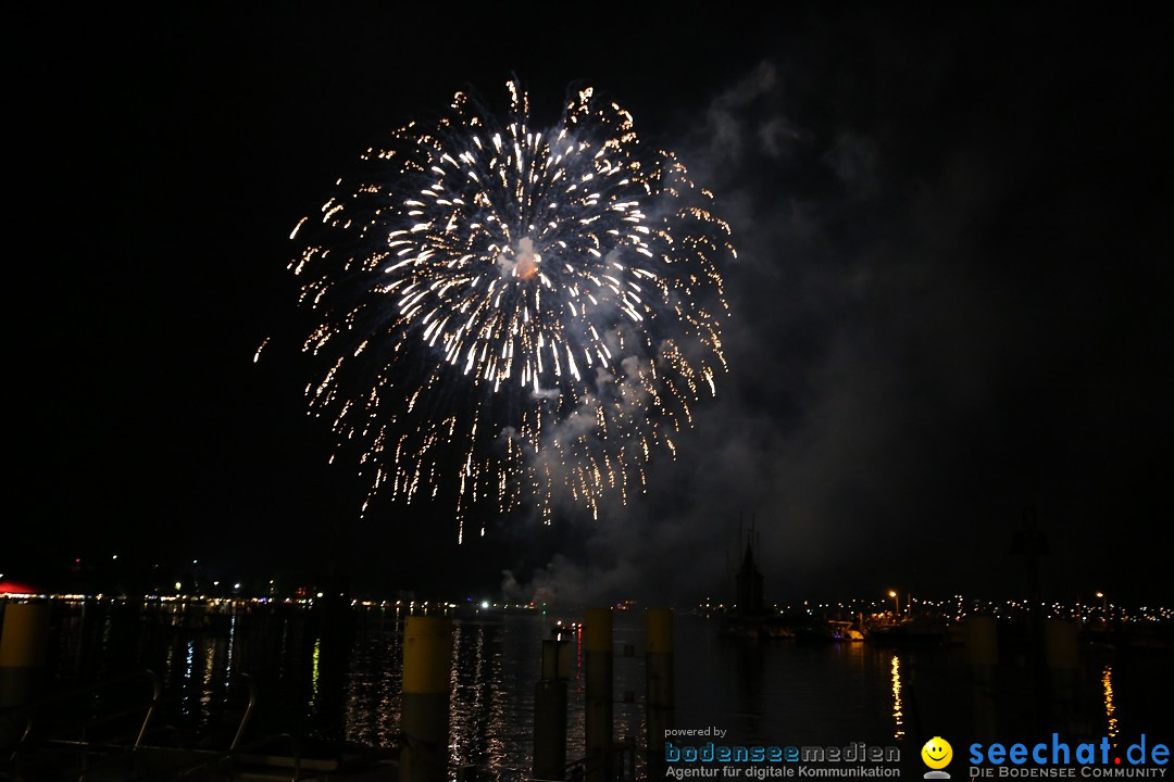 SEENACHTFEST mit Feuerwerk: Konstanz am Bodensee, 08.08.2015