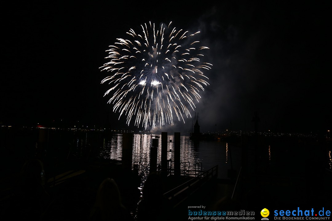 SEENACHTFEST mit Feuerwerk: Konstanz am Bodensee, 08.08.2015