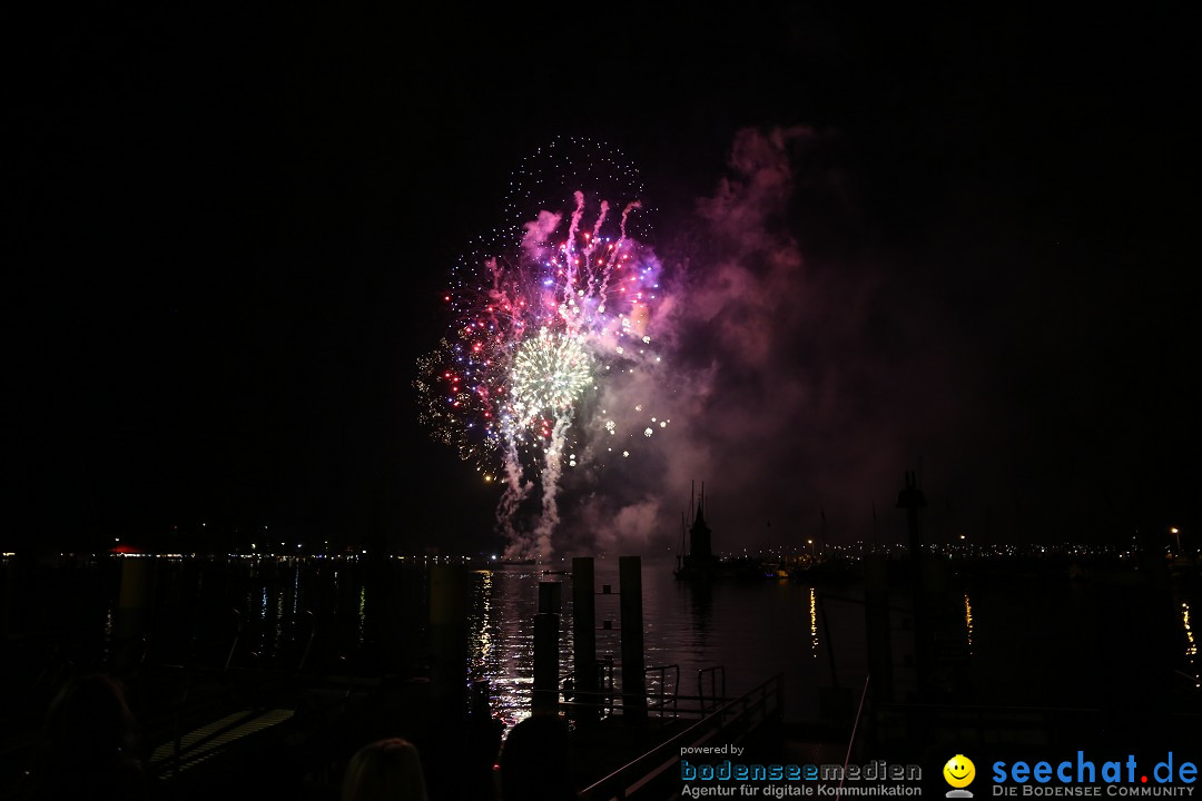 SEENACHTFEST mit Feuerwerk: Konstanz am Bodensee, 08.08.2015