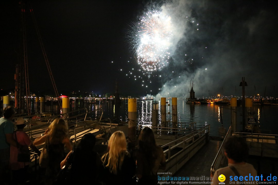 SEENACHTFEST mit Feuerwerk: Konstanz am Bodensee, 08.08.2015