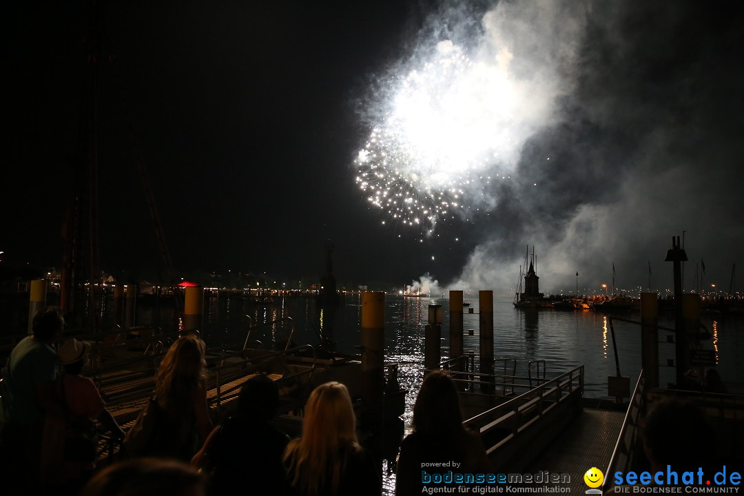 SEENACHTFEST mit Feuerwerk: Konstanz am Bodensee, 08.08.2015