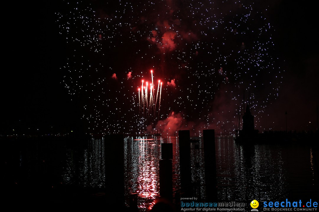 SEENACHTFEST mit Feuerwerk: Konstanz am Bodensee, 08.08.2015