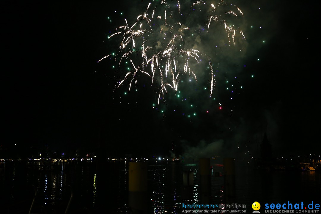 SEENACHTFEST mit Feuerwerk: Konstanz am Bodensee, 08.08.2015